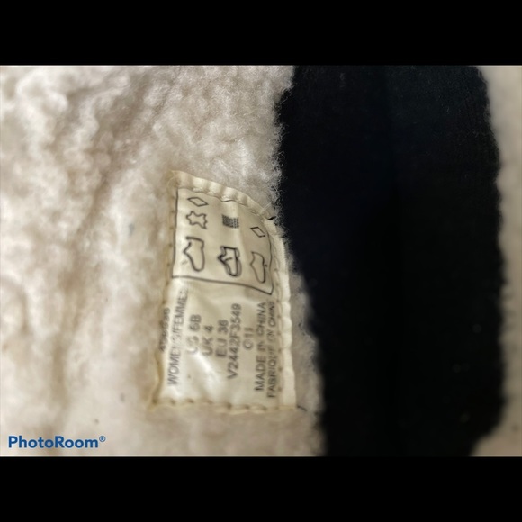 Lands end suede leather Sherpa lined tall boots Size 6 black - Picture 10 of 10